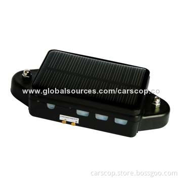 Solar power GPS tracker with geo-fence & overspeed alarm report